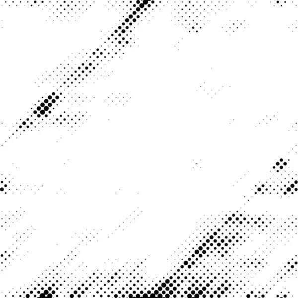 ハーフトーンドットグラウンジテクスチャ ドットの抽象的な黒と白のパターン ベクターのイラスト — ストックベクタ
