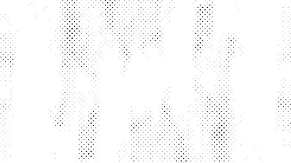 Motif Demi Teinte Noir Blanc Encre Imprimer Fond Détresse Pois — Image vectorielle