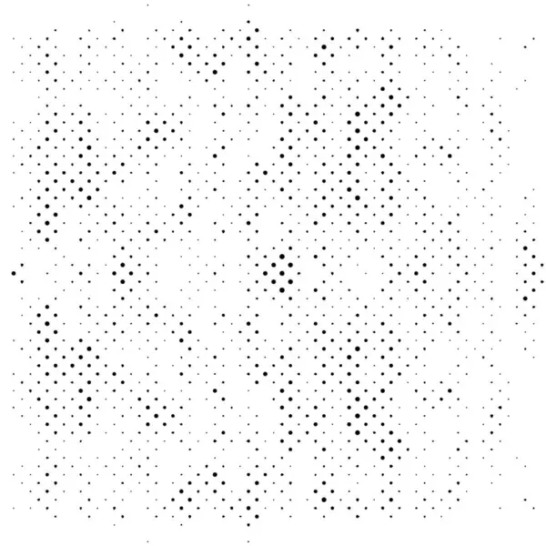 Schwarz Weiß Gepunktete Hintergrundvektorillustration — Stockvektor