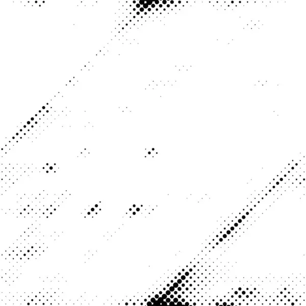 Halftone Dots Grunge Texture Abstract Black White Pattern Dots Vector — Stock Vector
