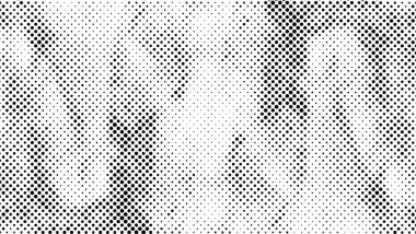 Siyah ve beyaz grunge vektör çizgisi arkaplanı görüldü. Soyut yarım ton illüstrasyon arka planı. Grunge ızgara polka nokta arkaplan deseni