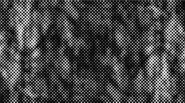 Soyut yarım ton noktalı arkaplan. Noktalı tek renkli desen. Poster, site, kartvizit, kartpostal, iç tasarım, etiket ve çıkartma için vektör modern doku