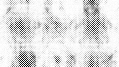 siyah ve beyaz noktalı soyut arkaplan, vektör çizimi 