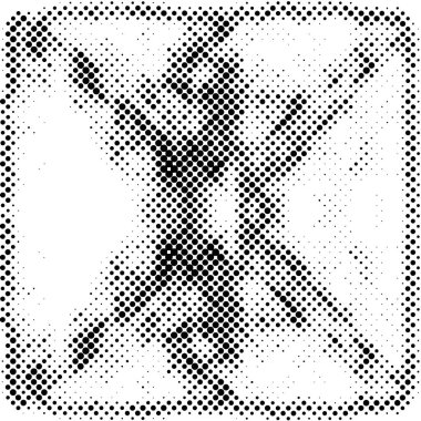 Gölgelerle Soyut Grunge Yarıton Vektör Arkaplanı