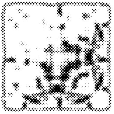 Grunge Gölgeler Deseni, Yarıton Vektör Arkaplanı Sıkıntılı Doku