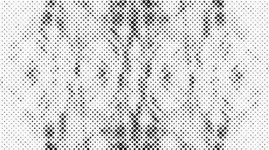 Sıkıntılı Noktalar Dokusu, Bir Grunge Yarıton Vektör Arkaplanı 