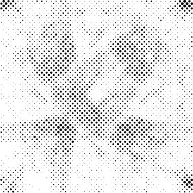 Sıkıntılı Noktalar Dokusu, Bir Grunge Yarıton Vektör Arkaplanı 