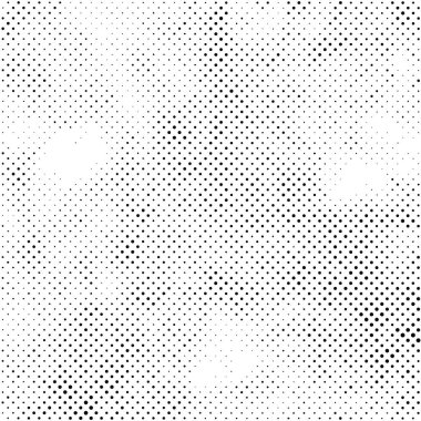 Grunge yarım ton vektör arkaplan. Yarı ton vektör dokusunu belirler. Gradyan yarım ton, pop sanatında arka planda yer alır. Siyah ve beyaz desenli. Mürekkep Yazdırma Sıkıntısı Arkaplanı 