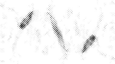 Grunge yarım ton vektör arkaplan. Yarı ton vektör dokusunu belirler. Gradyan yarım ton, pop sanatında arka planda yer alır. Siyah ve beyaz desenli. Mürekkep Yazdırma Sıkıntısı Arkaplanı 