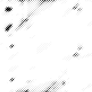 Grunge yarım ton vektör arkaplan. Yarı ton vektör dokusunu belirler. Gradyan yarım ton, pop sanatında arka planda yer alır. Siyah ve beyaz desenli. Mürekkep Yazdırma Sıkıntısı Arkaplanı 