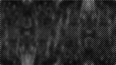 Grunge yarım ton vektör arkaplan. Yarı ton vektör dokusunu belirler. Gradyan yarım ton, pop sanatında arka planda yer alır. Siyah ve beyaz desenli. Mürekkep Yazdırma Sıkıntısı Arkaplanı 