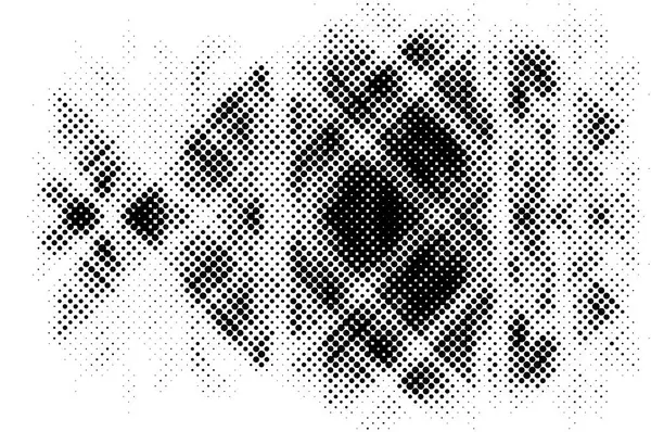 Gespot Zwart Wit Grunge Vector Lijn Achtergrond Abstracte Halftoon Illustratie — Stockvector