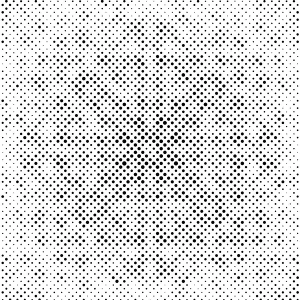 Zwart Wit Monochrome Achtergrond Met Stippen — Stockvector