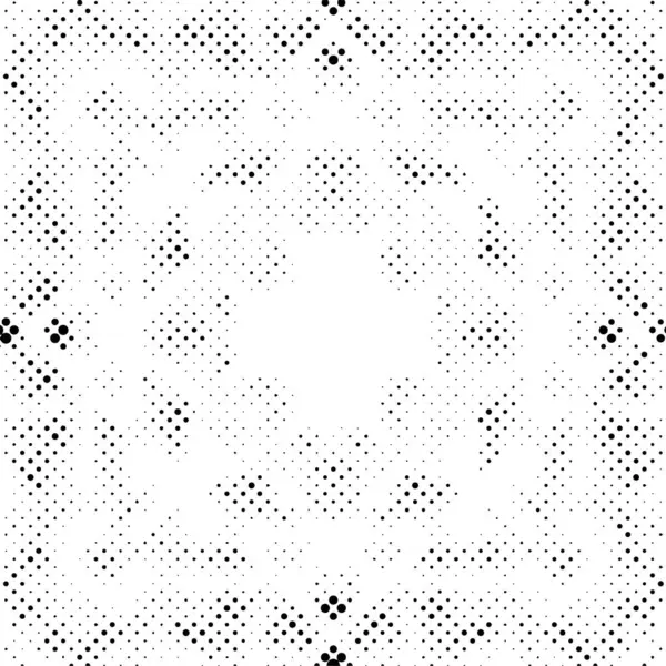 Black White Monochrome Background Dots — Stock Vector