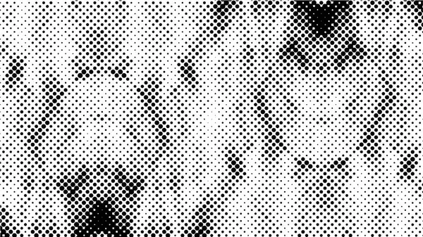 黑白相间的斑点线背景 摘要半色调图解背景 Grunge网格Polka点背景模式 — 图库矢量图片