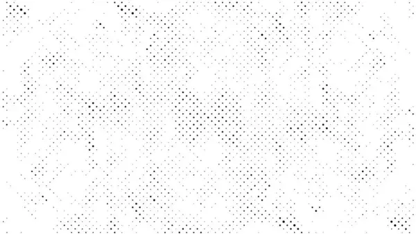黑白相间的斑点线背景 摘要半色调图解背景 Grunge网格Polka点背景模式 — 图库矢量图片