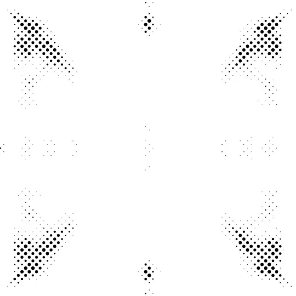 Schwarz Weiß Gepunkteter Abstrakter Hintergrund Vektorillustration — Stockvektor