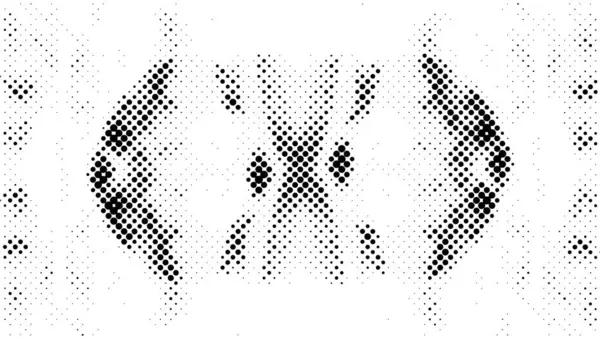 Shaded Monochrome Grit Abstract Grunge Halftone Vector Achtergrond Met Schaduwen — Stockvector