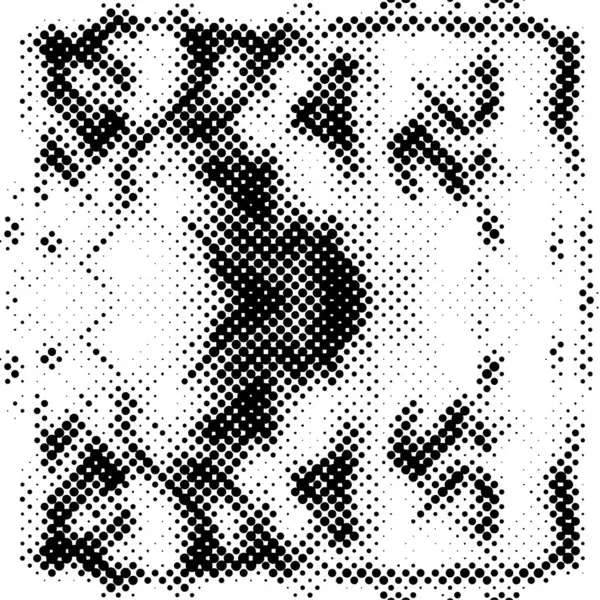 グラウンジの影パターン 苦しみのテクスチャが付いているハーフトーンベクターの背景 — ストックベクタ