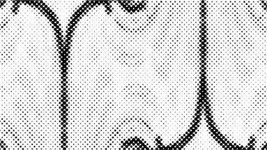 Yarı ton vektör dokusunu belirler. Gradyan yarım ton, pop sanatında arka planda yer alır. Siyah ve beyaz desenli. Grunge yarım ton vektör arkaplanı. 