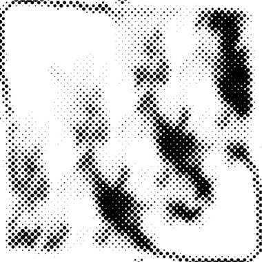 Yarı ton vektör dokusunu belirler. Gradyan yarım ton, pop sanatında arka planda yer alır. Siyah ve beyaz desenli. Grunge yarım ton vektör arkaplanı. 