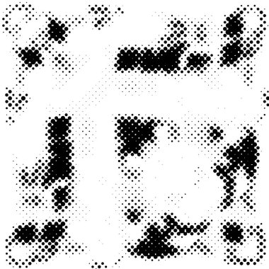 Yarı ton vektör dokusunu belirler. Gradyan yarım ton, pop sanatında arka planda yer alır. Siyah ve beyaz desenli. Grunge yarım ton vektör arkaplanı. 