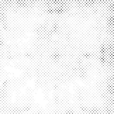Grunge yarım ton vektör arkaplan. Yarı ton vektör dokusunu belirler. Gradyan yarım ton, pop sanatında arka planda yer alır. Siyah ve beyaz desenli. Mürekkep Yazdırma Sıkıntısı Arkaplanı 