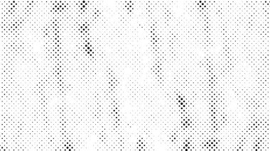 Grunge yarım ton vektör arkaplan. Yarı ton vektör dokusunu belirler. Gradyan yarım ton, pop sanatında arka planda yer alır. Siyah ve beyaz desenli. Mürekkep Yazdırma Sıkıntısı Arkaplanı 