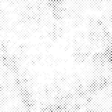 noktalı siyah ve beyaz grunge deseni, vektör illüstrasyonu
