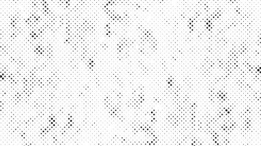 noktalı siyah ve beyaz grunge deseni, vektör illüstrasyonu
