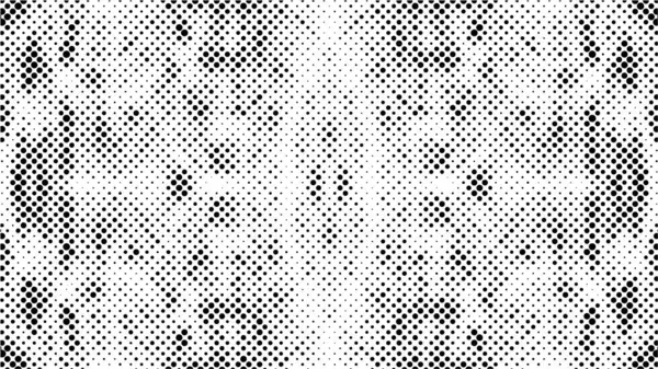 Monochrome Black White Grunge Texture — Stock Vector