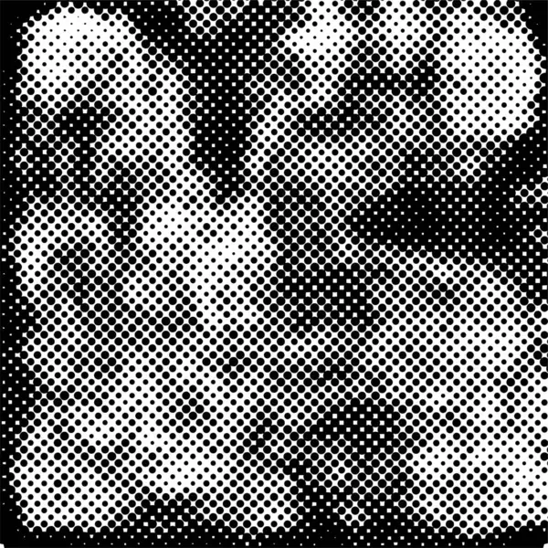 半色调点矢量纹理 流行艺术风格中渐增的半色调点背景 黑白图案质感 Grunge半色调矢量背景 — 图库矢量图片