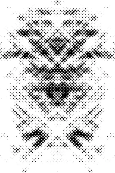 点が付いている抽象的な幾何学的な黒および白い背景 — ストックベクタ