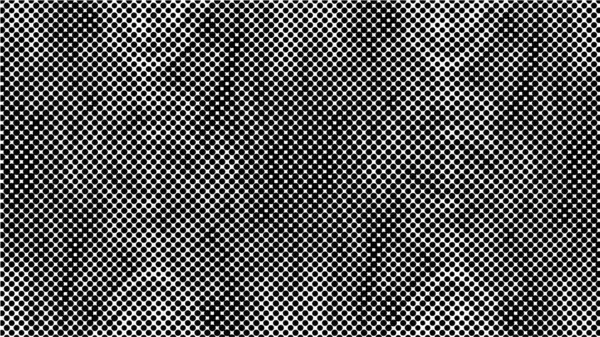Fond Monochrome Noir Blanc Pois — Image vectorielle