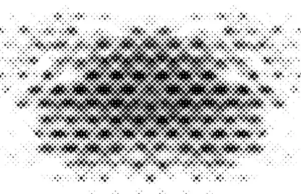 Μαύρο Και Άσπρο Grunge Μοτίβο Τελείες Διανυσματική Απεικόνιση — Διανυσματικό Αρχείο