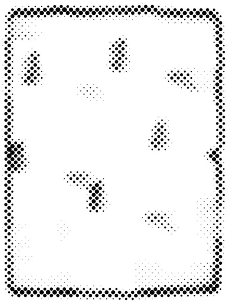 Schwarz Weißes Grunge Muster Mit Punkten Vektorillustration — Stockvektor
