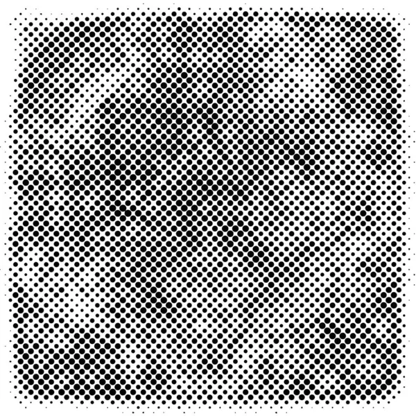 黒と白のグラウンジパターン ドット ベクターイラスト — ストックベクタ