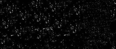 Grunge üst üste biniyor. Soyut siyah-beyaz vektör arkaplanı. Çatlak, leke ve noktalarda kirli desenli tek renkli klasik yüzey. Karanlık korku tarzında eski bir duvar.