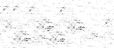 Grunge üst üste biniyor. Soyut siyah-beyaz vektör arkaplanı. Çatlak, leke ve noktalarda kirli desenli tek renkli klasik yüzey. Karanlık korku tarzında eski bir duvar.