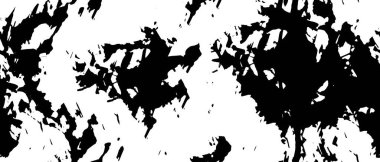 Grunge üst üste biniyor. Soyut siyah-beyaz vektör arkaplanı. Çatlak, leke ve noktalarda kirli desenli tek renkli klasik yüzey. Karanlık korku tarzında eski bir duvar.