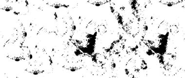 Sert, çizik, sıçramış grunge desenli fırça darbeleri. Dokuları üst üste koy. Siyah-beyaz boyanmış kağıt dokusu. Skeç grunge tasarımı. Poster, kapak, afiş, taklit, çıkartma düzeni için kullan.