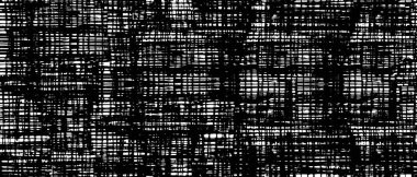 Grunge üst üste biniyor. Soyut siyah-beyaz vektör arkaplanı. Çatlak, leke ve noktalarda kirli desenli tek renkli klasik yüzey. Karanlık korku tarzında eski bir duvar.