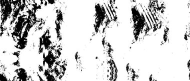 Grunge üst üste biniyor. Soyut siyah-beyaz vektör arkaplanı. Çatlak, leke ve noktalarda kirli desenli tek renkli klasik yüzey. Karanlık korku tarzında eski bir duvar.