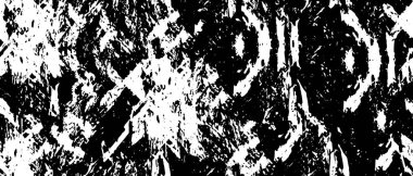Grunge üst üste biniyor. Soyut siyah-beyaz vektör arkaplanı. Çatlak, leke ve noktalarda kirli desenli tek renkli klasik yüzey. Karanlık korku tarzında eski bir duvar.