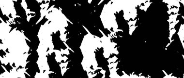 soyut grunge dokusu siyah ve beyaz renklerde, vektör illüstrasyonu