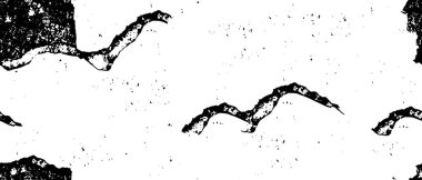 soyut grunge dokusu siyah ve beyaz renklerde, vektör illüstrasyonu