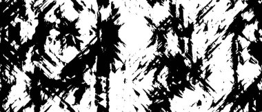 Siyah beyaz soyut grunge dokusu, vektör illüstrasyonu