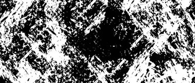 Siyah beyaz soyut grunge dokusu, vektör illüstrasyonu