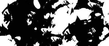 Siyah beyaz soyut grunge dokusu, vektör illüstrasyonu