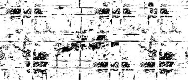 Paslanmış metalin sıkıntılı örtülü dokusu. Grunge Siyah ve Beyaz Urban dokusu. Koyu Dağınık Toz Örtüsü Tehlike Arkaplanı. Grunge Doku Vektörü